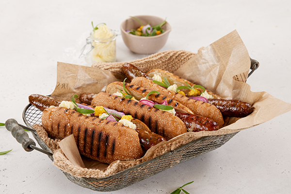 Oppskrift lammepølse med briecremé